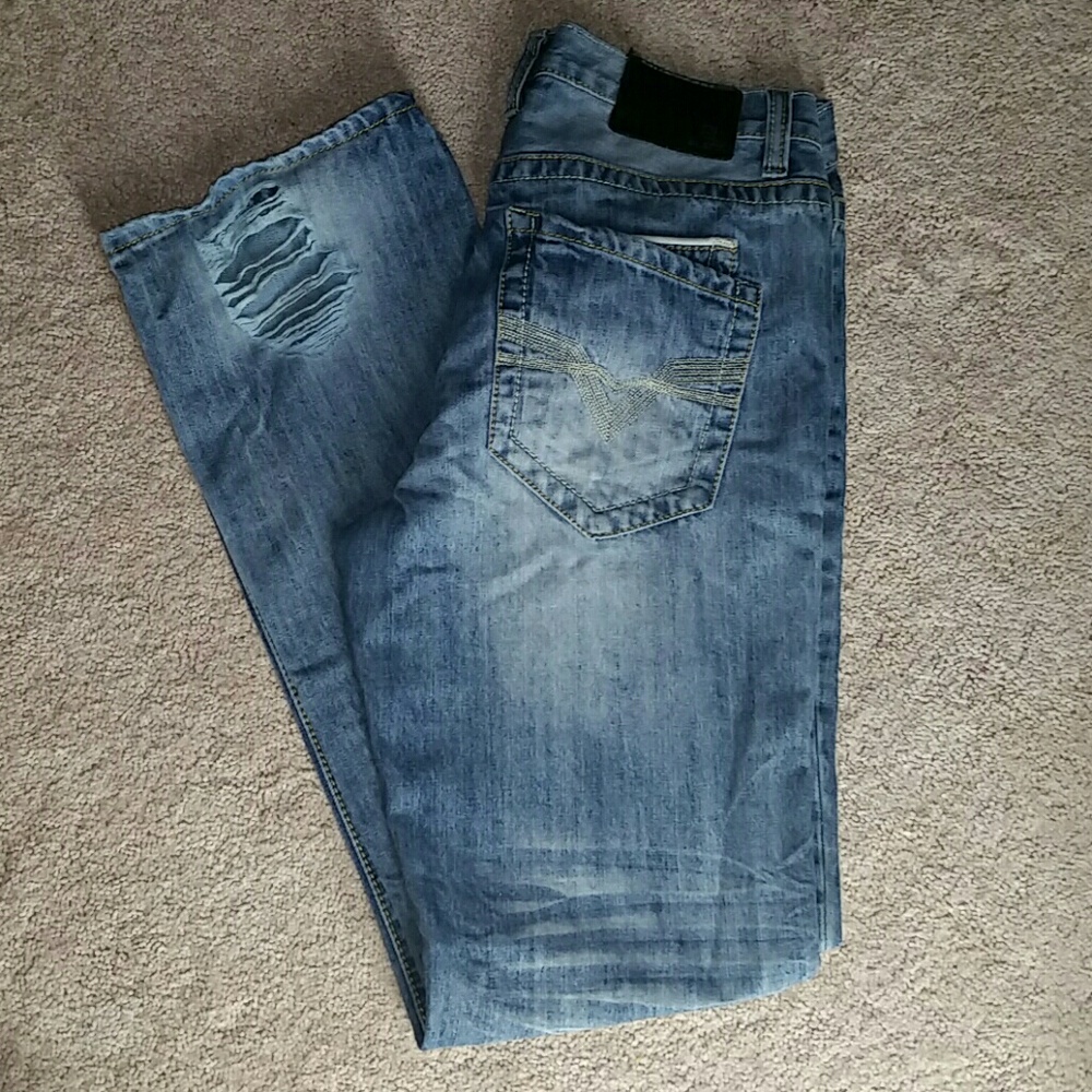 Black bootcut jeans